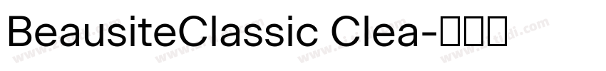 BeausiteClassic Clea字体转换 BeausiteClassic Clea字体转换